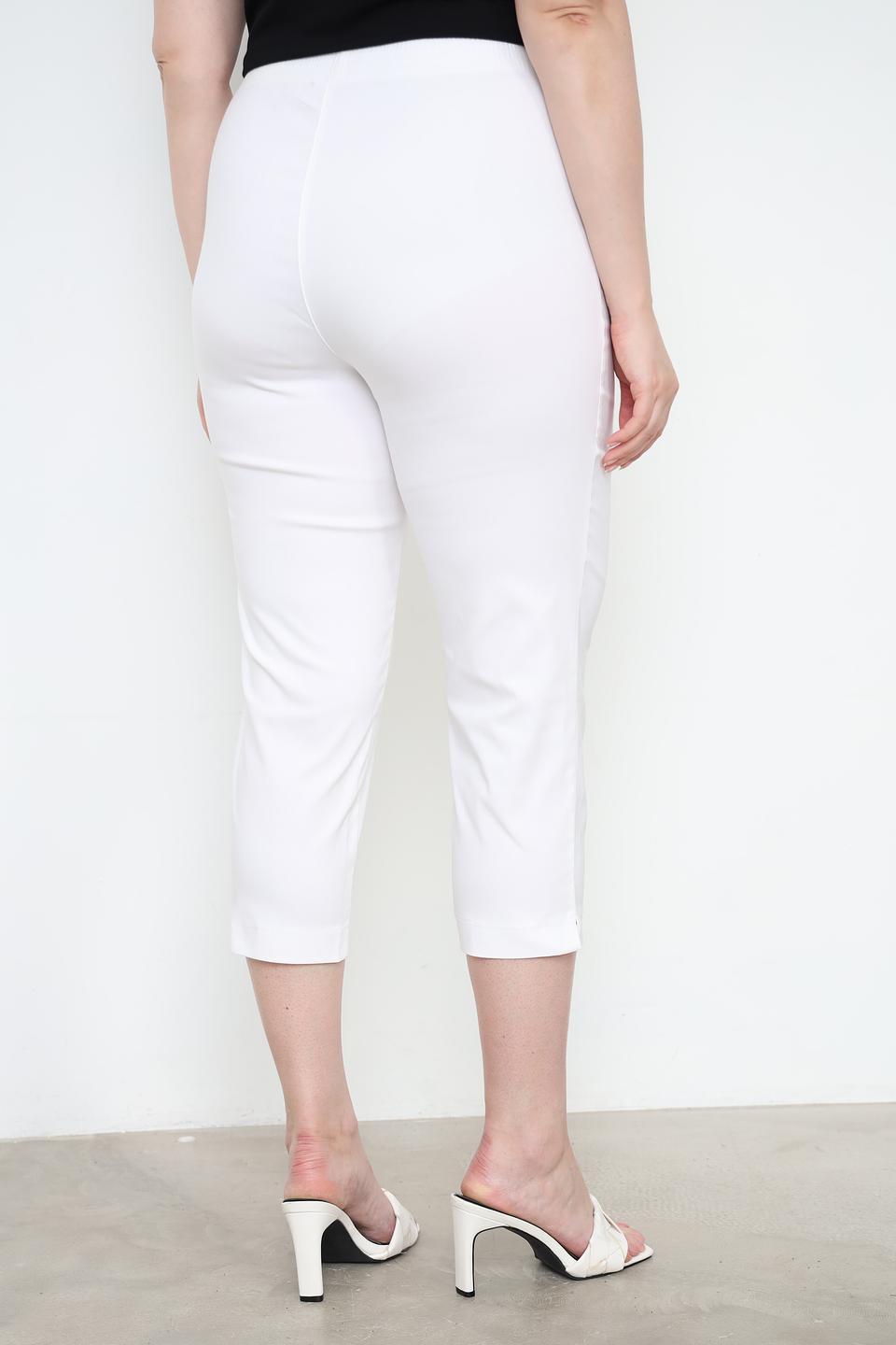 Брюки капри Via Appia DUE белые