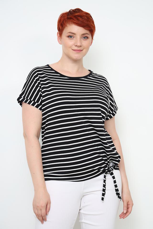 Футболка Via Appia в полоску с завязкой