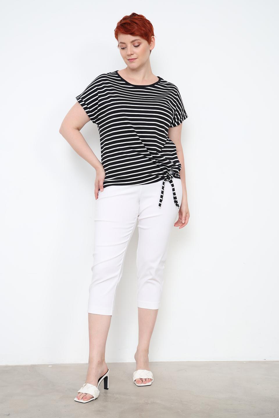 Футболка Via Appia в полоску с завязкой