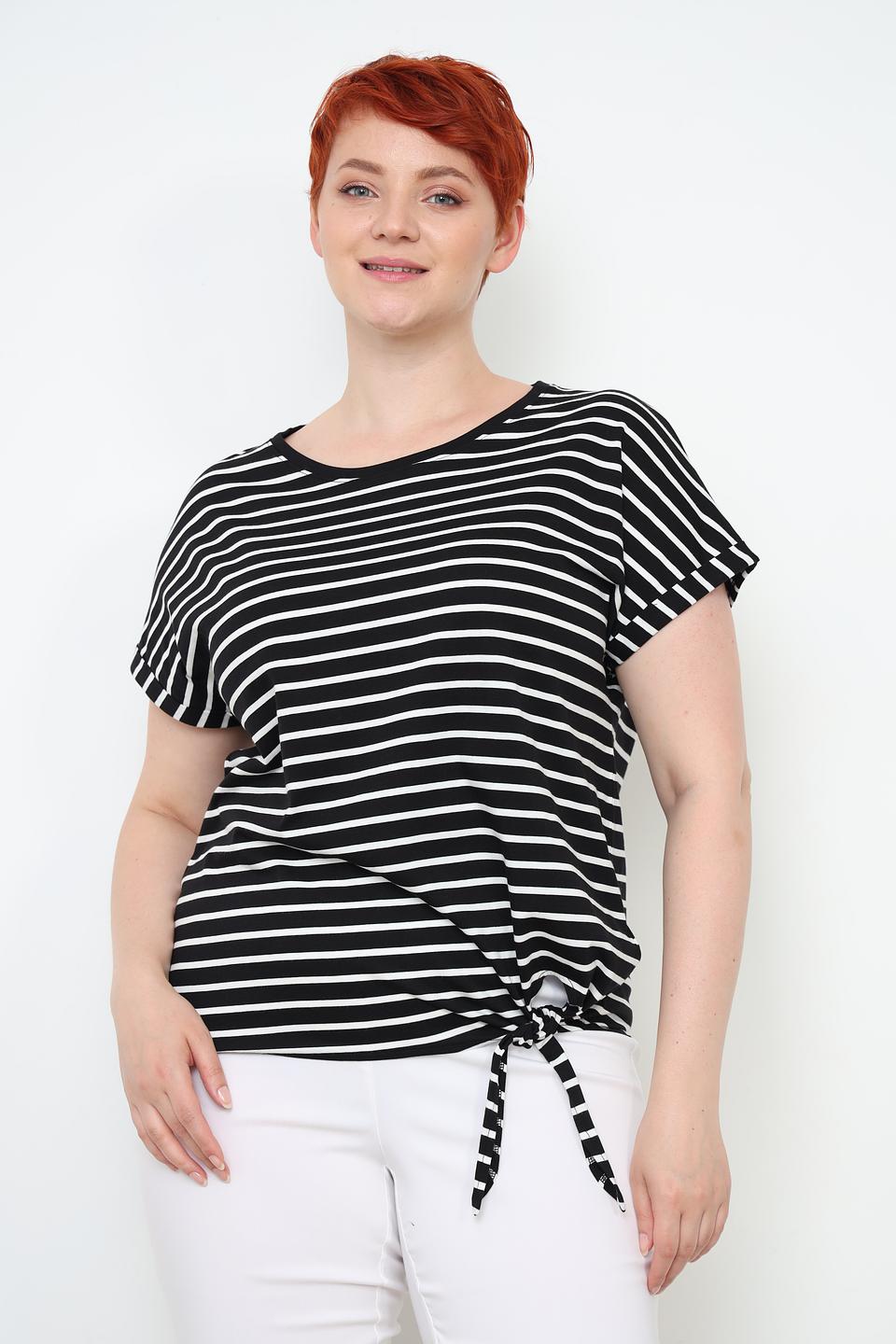 Футболка Via Appia в полоску с завязкой