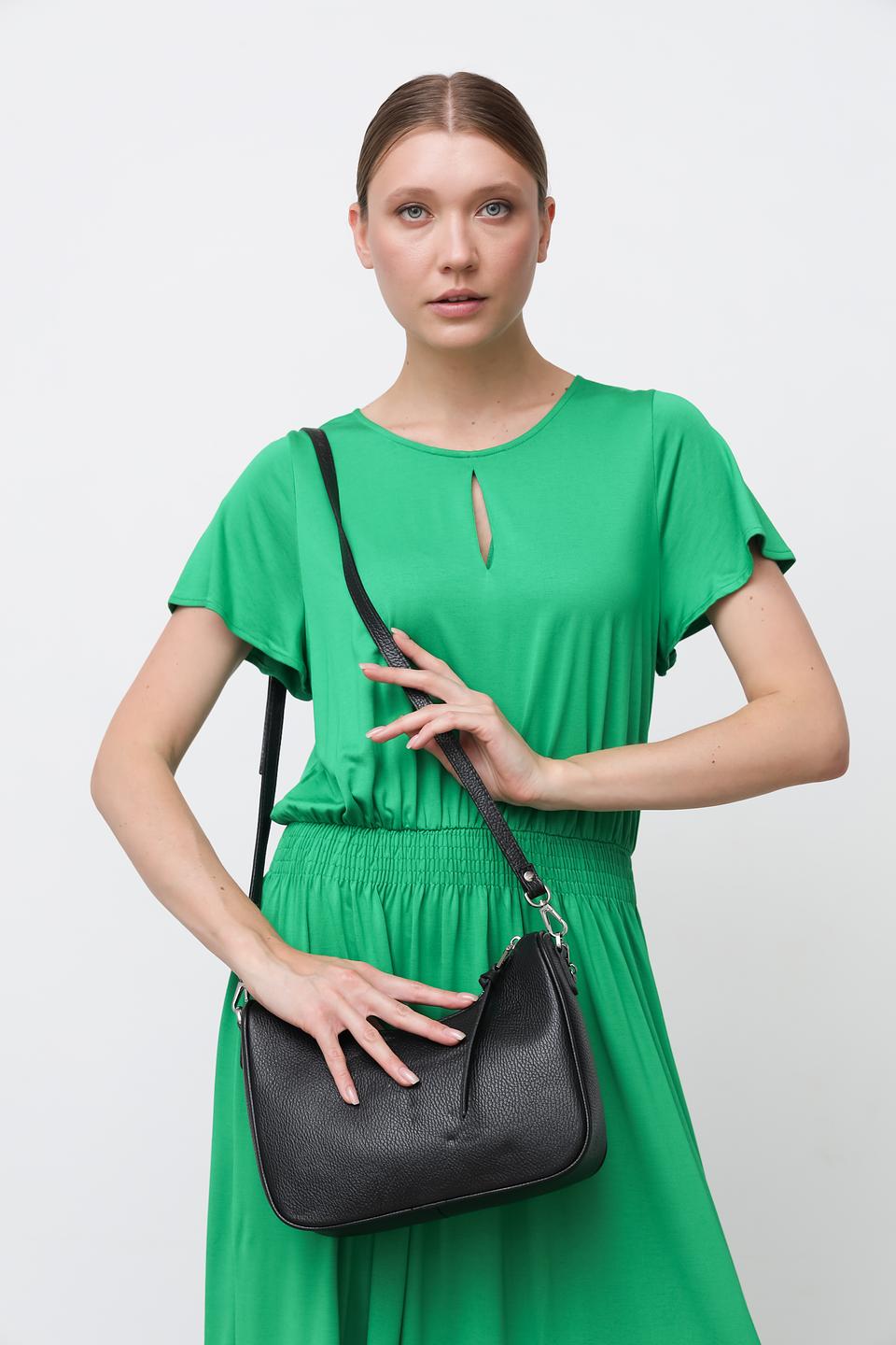 Сумка Ripani женская чёрная на цепочке