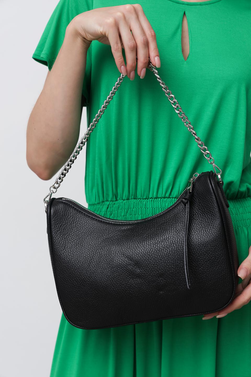 Сумка Ripani женская чёрная на цепочке