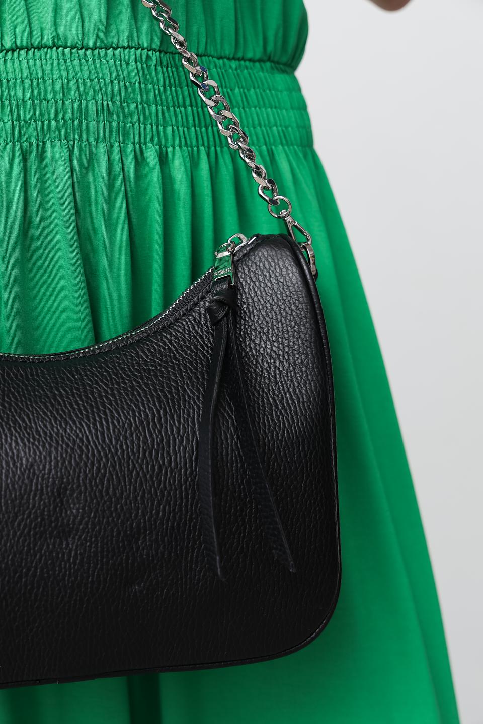 Сумка Ripani женская чёрная на цепочке