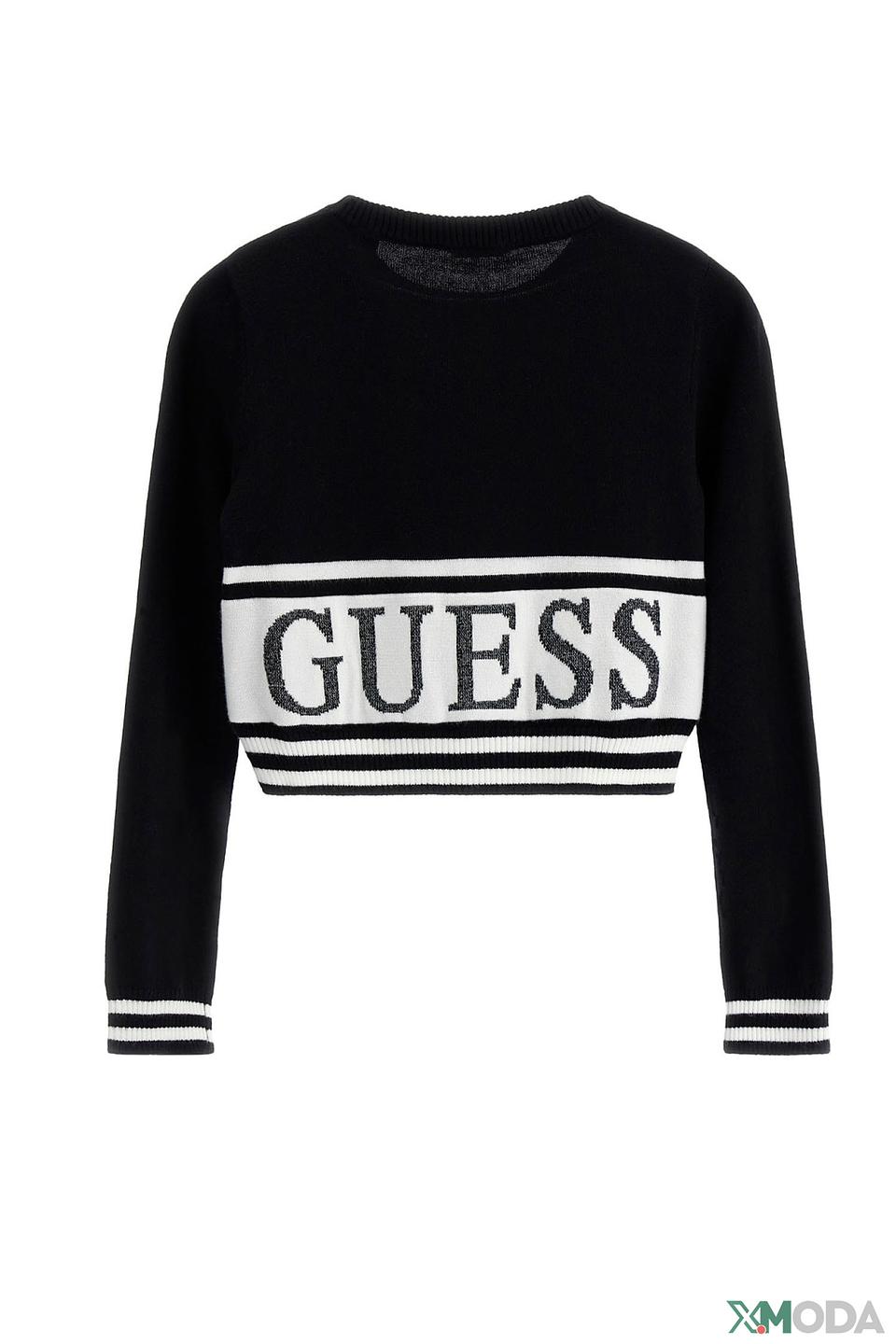 Джемпер Guess с логотипом чёрный