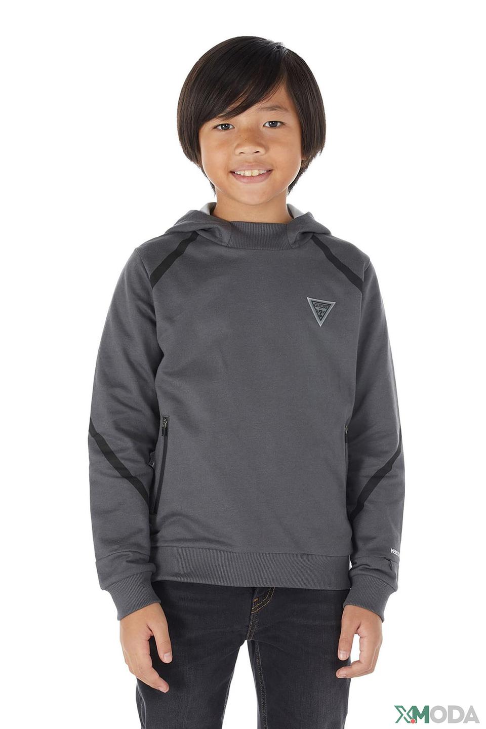 Джемпер Guess серый с логотипом