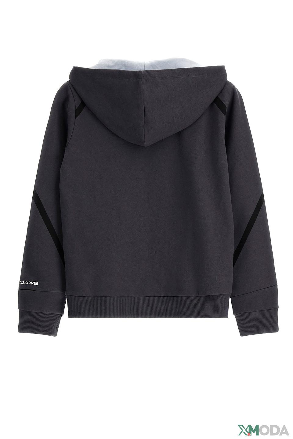 Джемпер Guess серый с логотипом