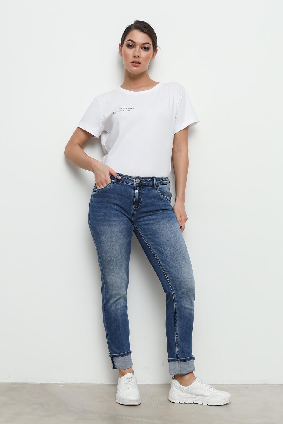 Джинсы Time Zone с потертостями