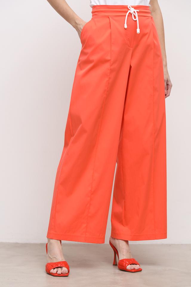 Брюки палаццо You Just White оранжевые