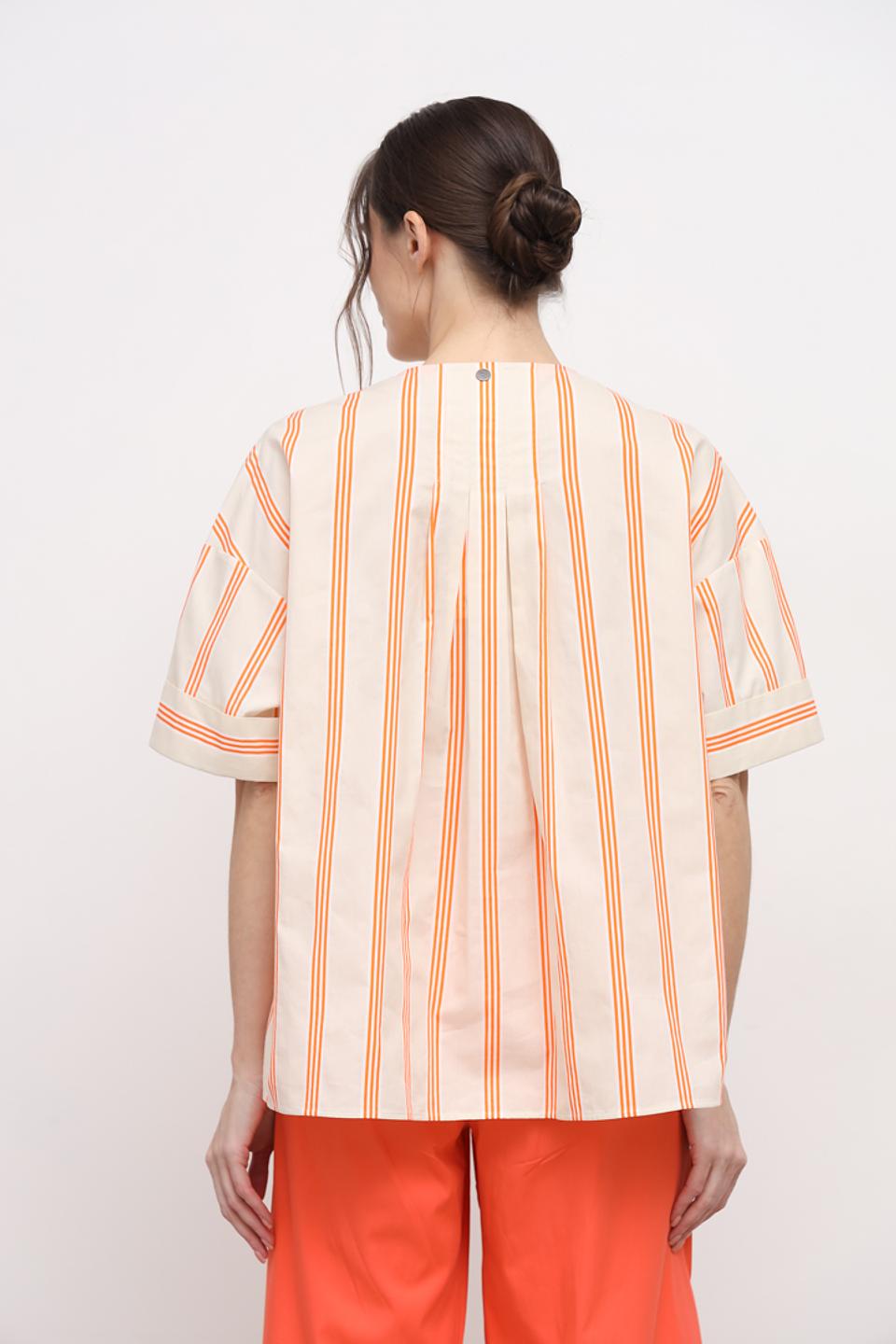 Блуза You Just White в полоску