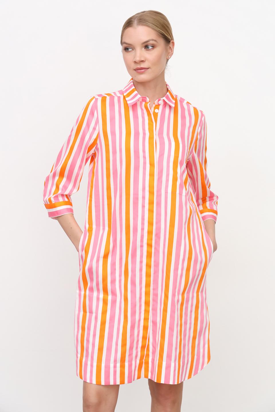 Платье в полоску You Just White