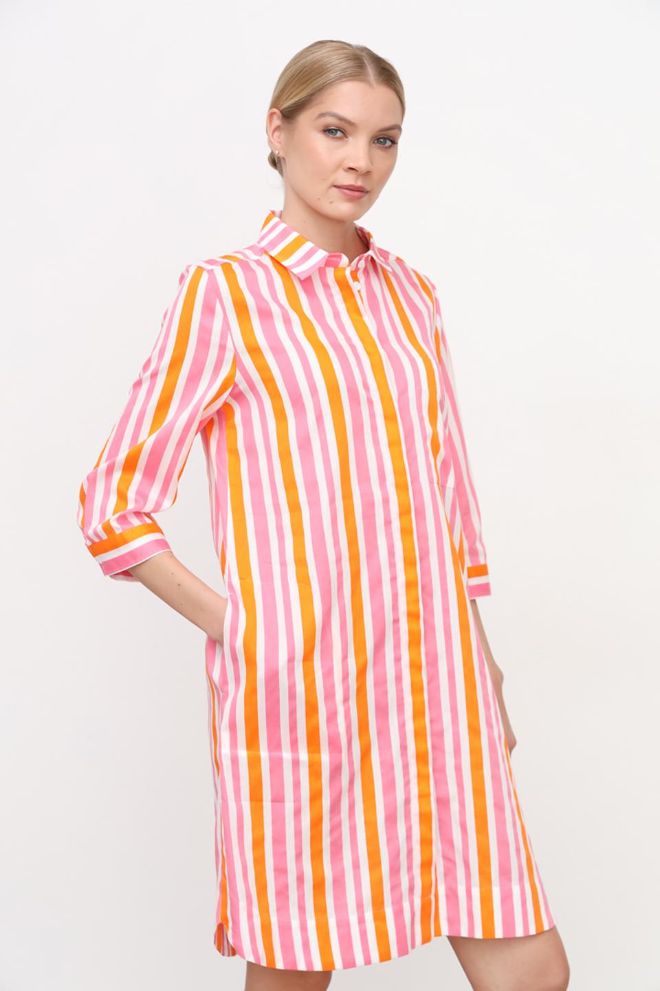 Платье в полоску You Just White