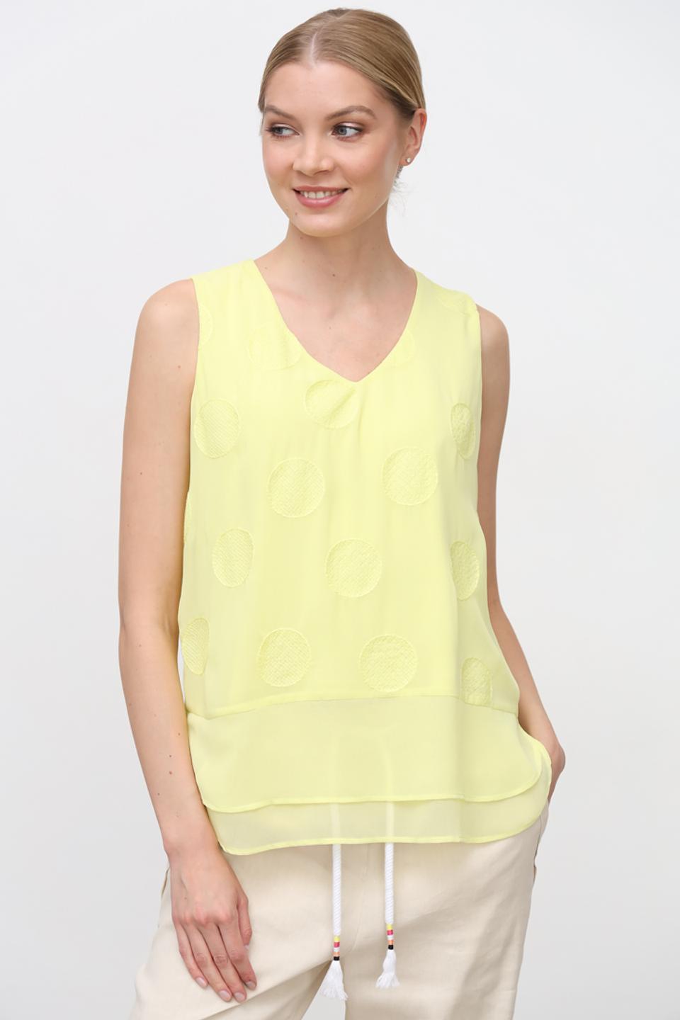 Топ SE Stenau с кругами жёлтый
