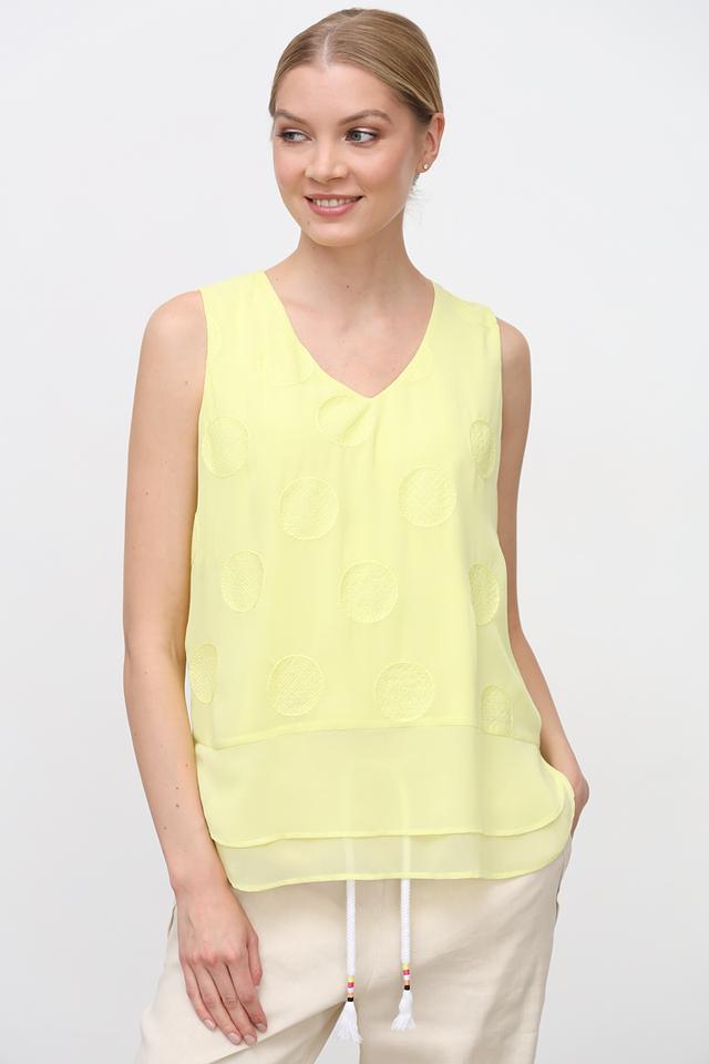 Топ SE Stenau с кругами жёлтый