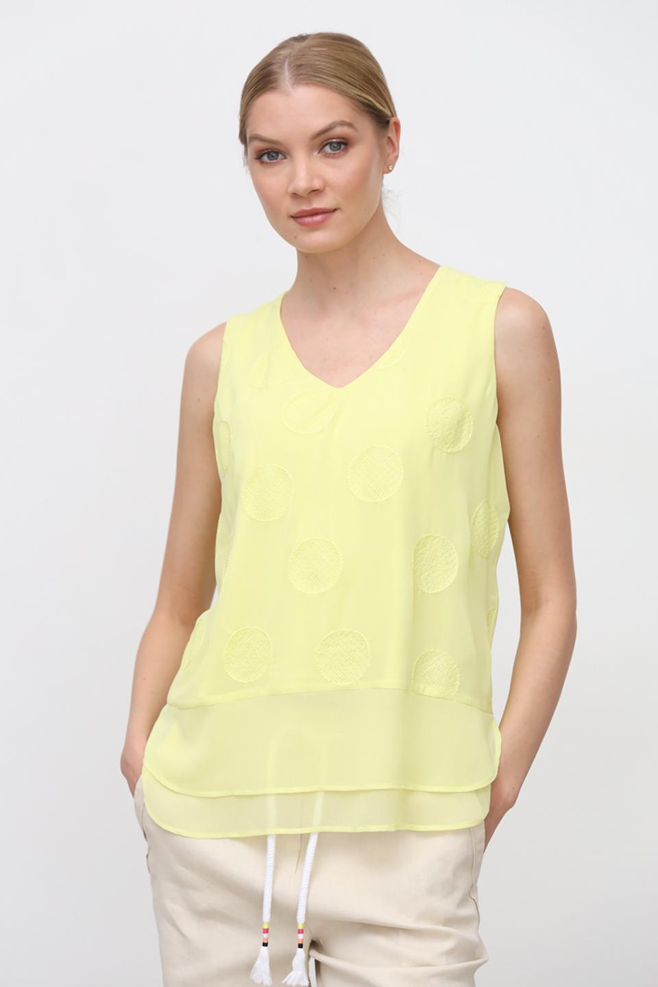 Топ SE Stenau с кругами жёлтый