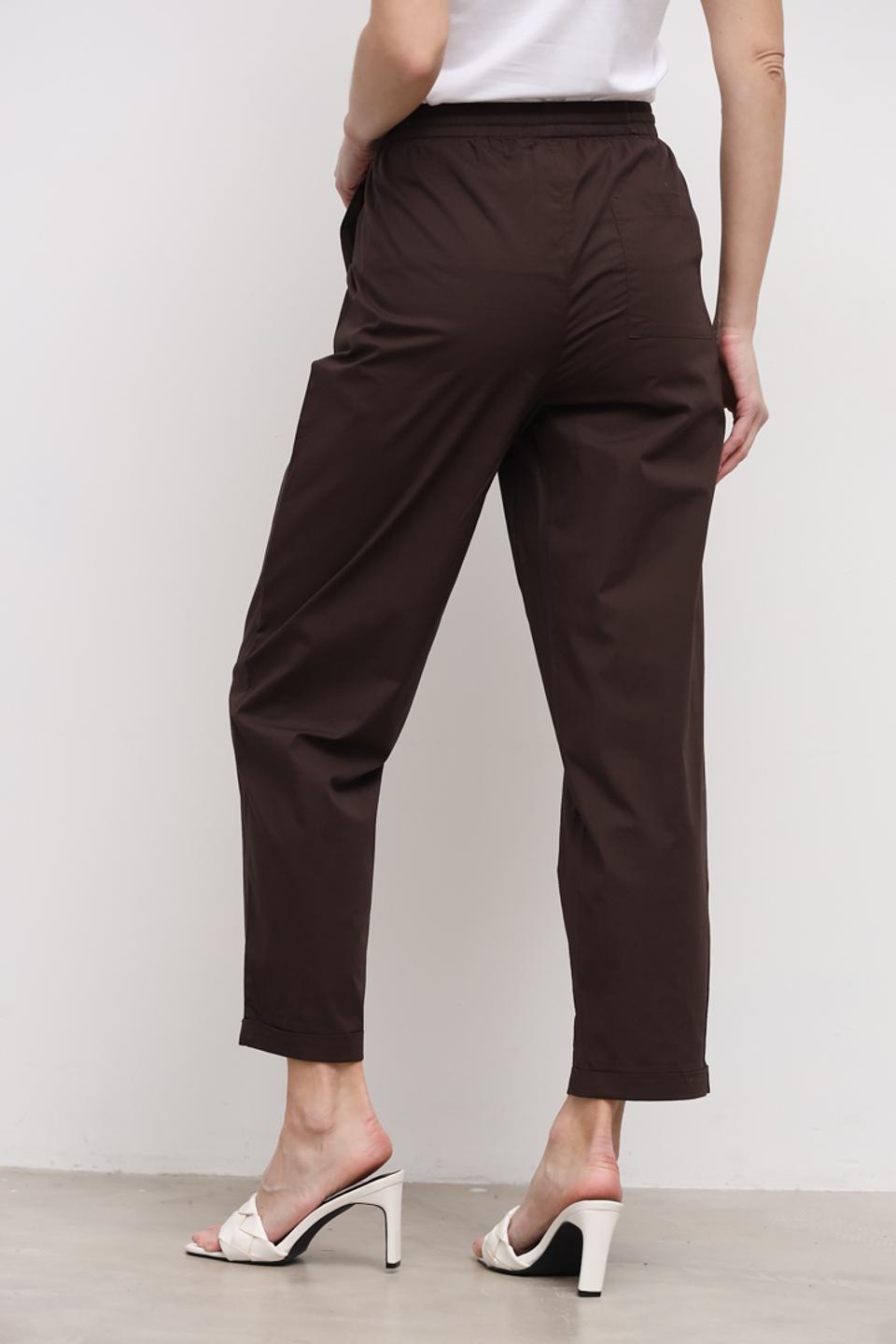 Брюки кюлоты Oui коричневые