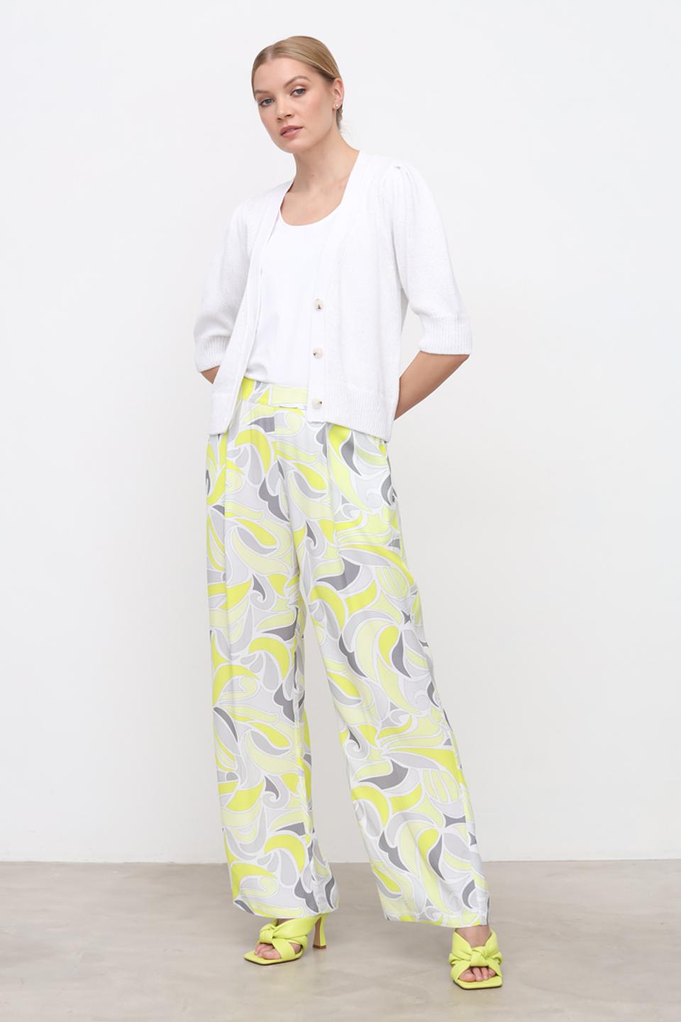 Кардиган Oui женский белый с рукавом 3/4