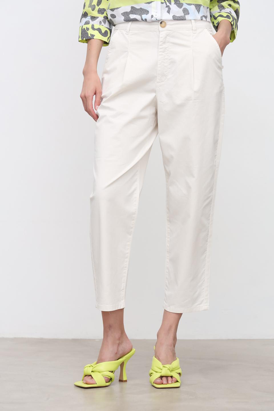 Брюки кюлоты Oui бежевые