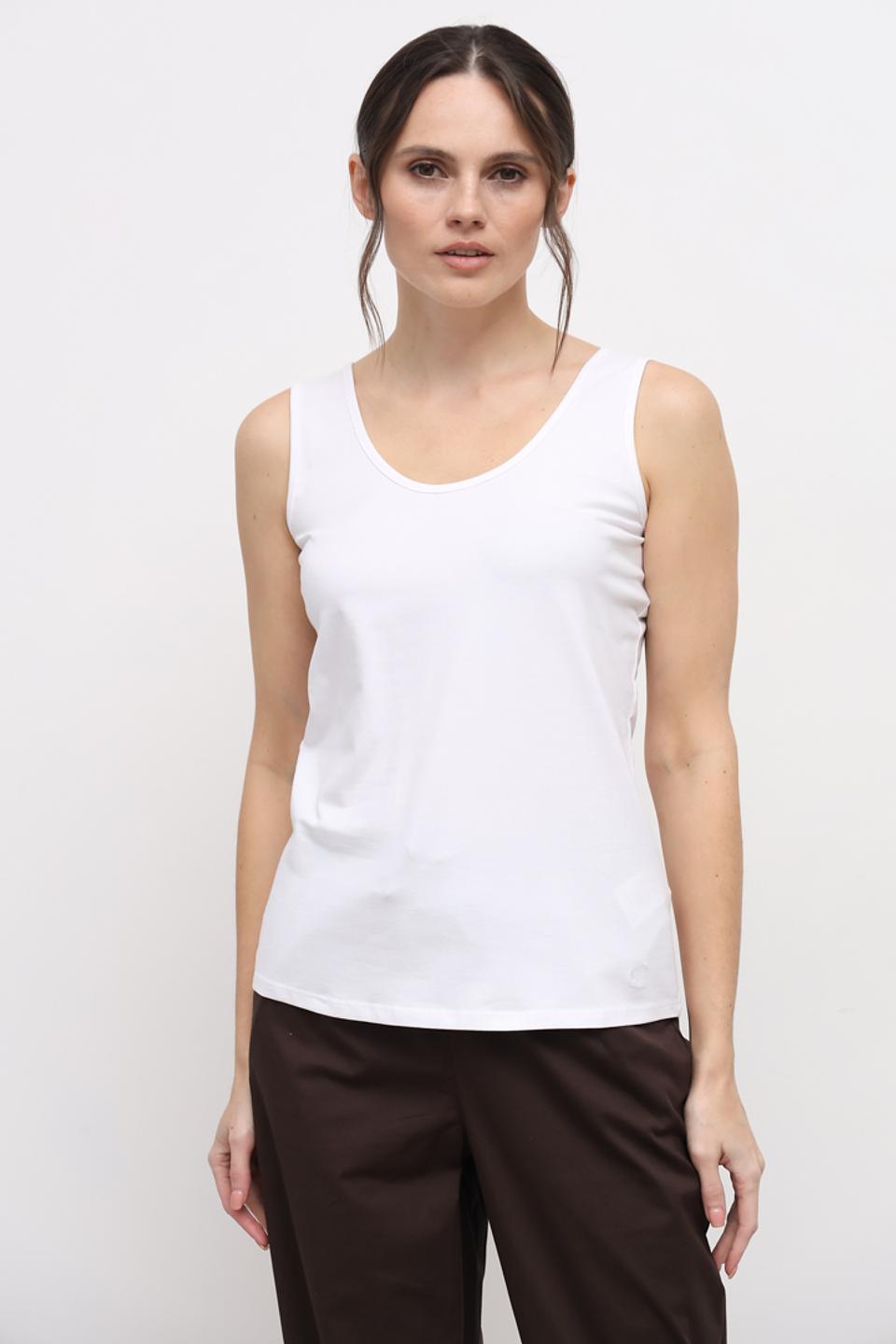 Топ Oui женский белый