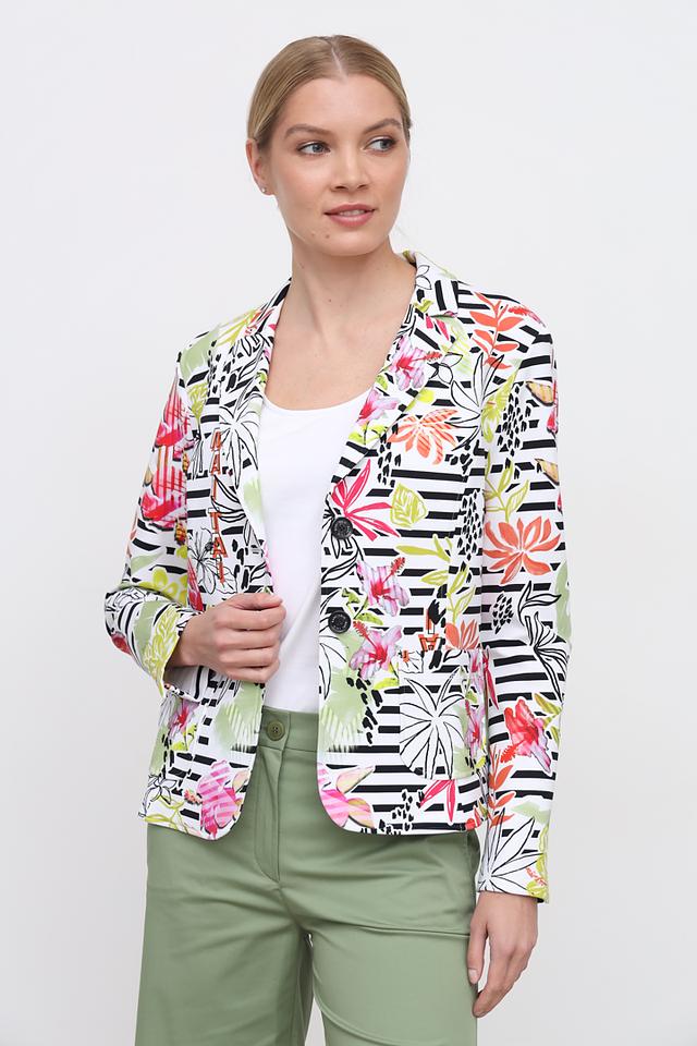 Жакет Marc Cain с цветочным принтом