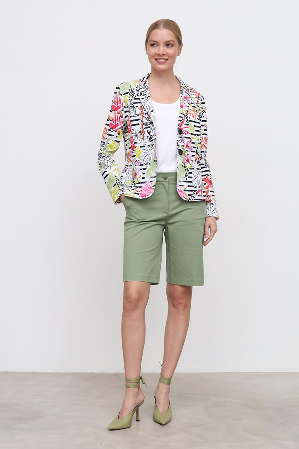 Жакет Marc Cain с цветочным принтом