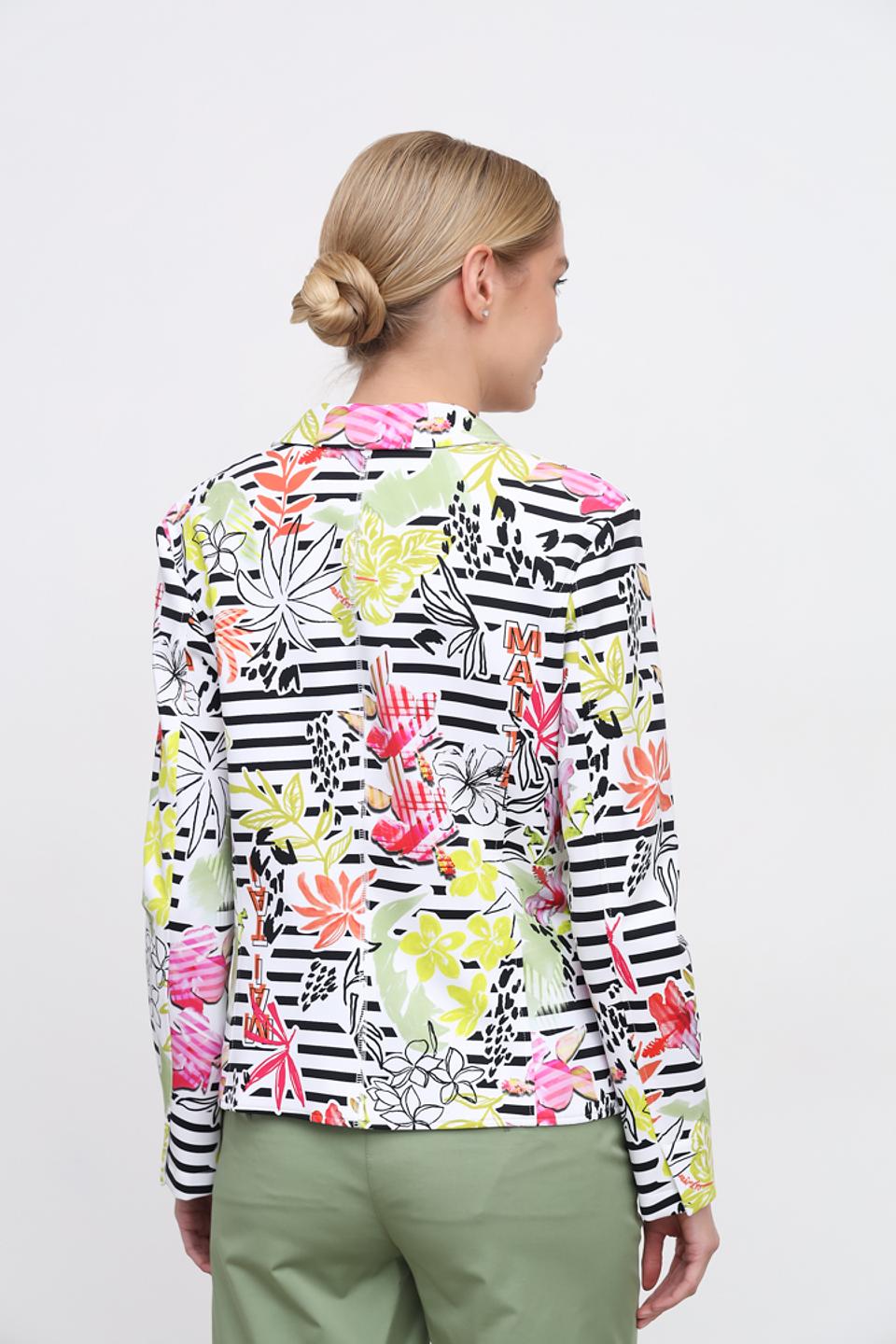 Жакет Marc Cain с цветочным принтом