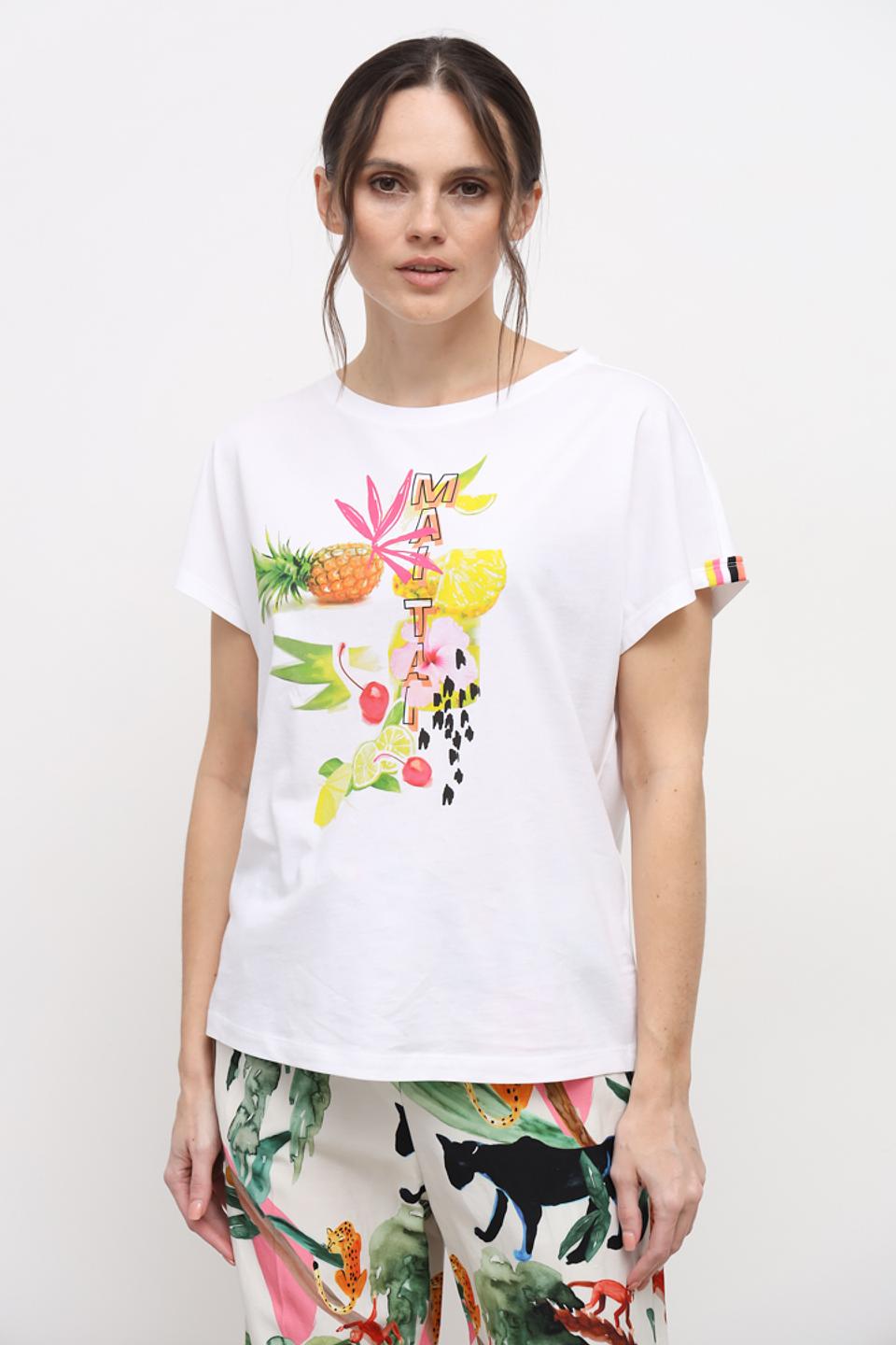 Футболка Marc Cain Sports с принтом