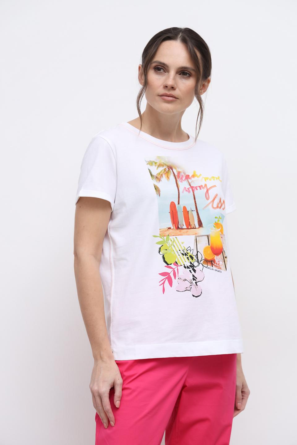 Футболка Marc Cain Sports с принтом