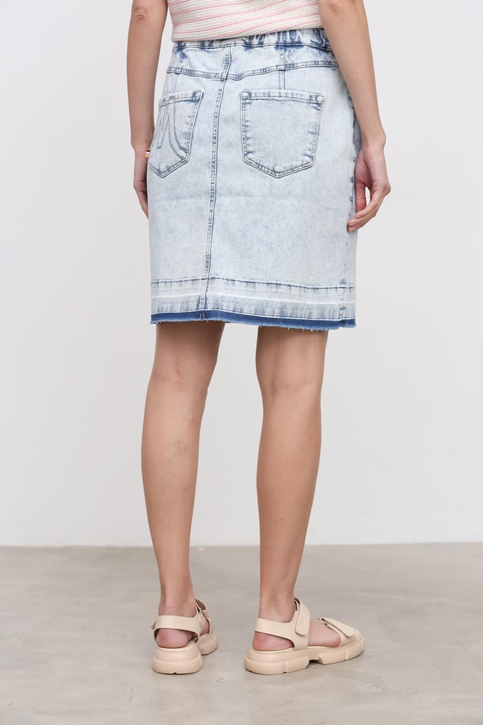 Юбка Marc Cain джинсовая голубая