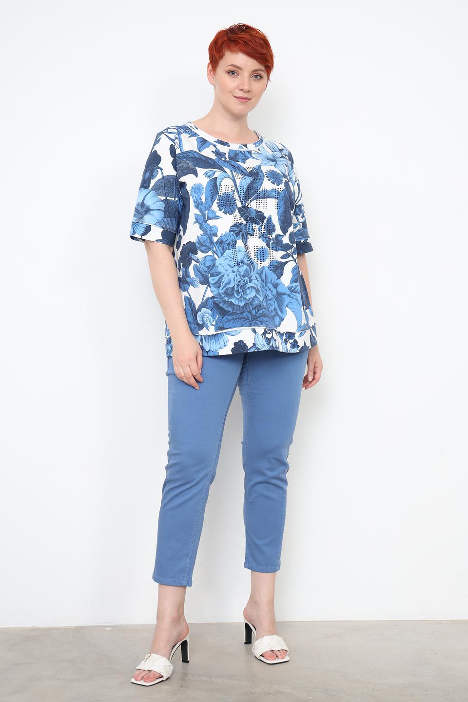 Пуловер Frapp с цветочным принтом