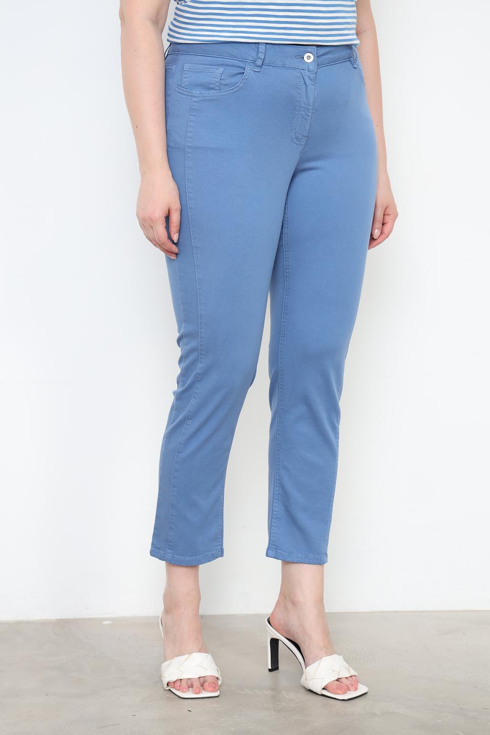 Брюки классические Frapp голубые