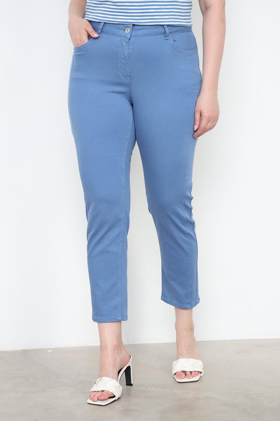 Брюки классические Frapp голубые