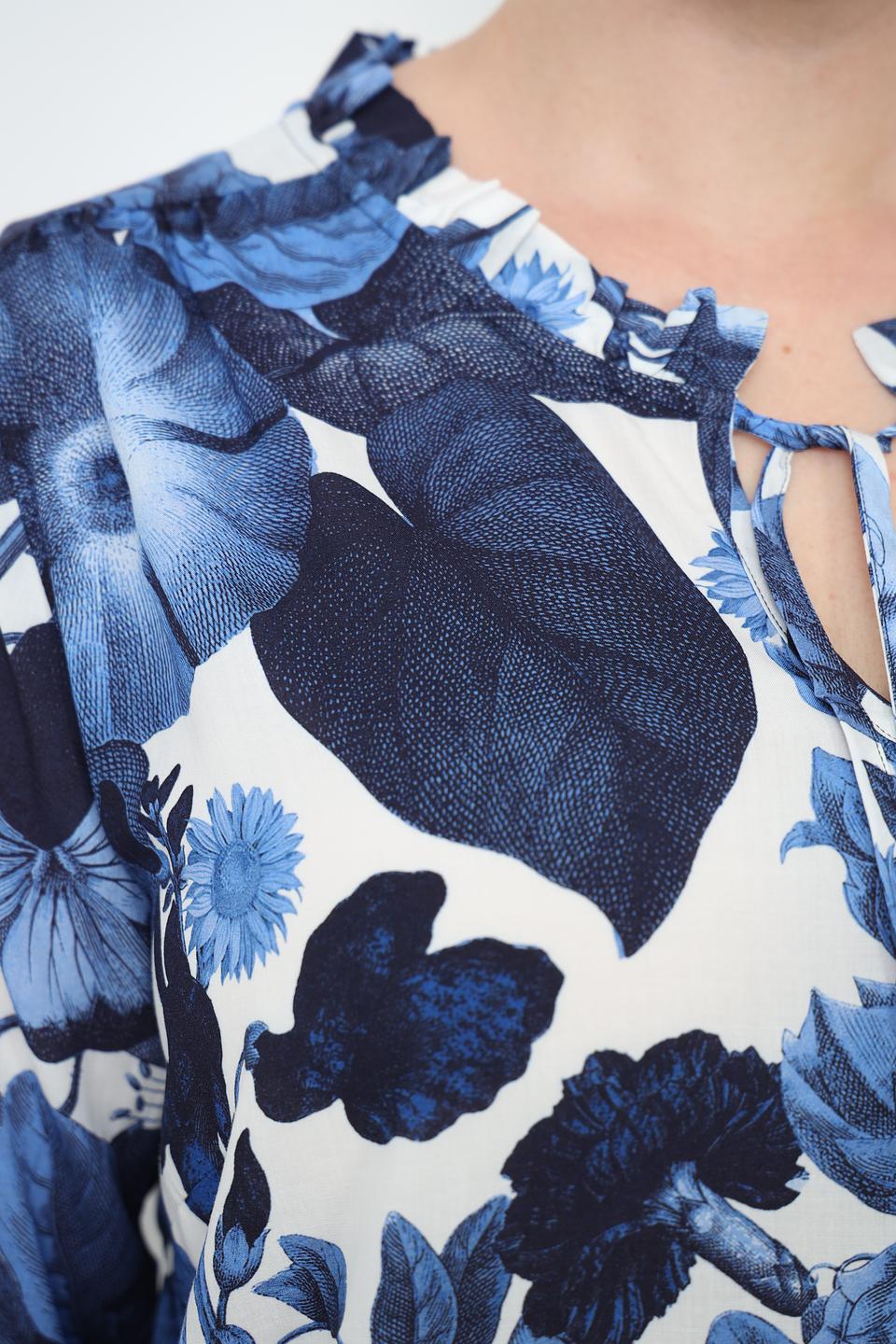Блуза Frapp с цветочным принтом