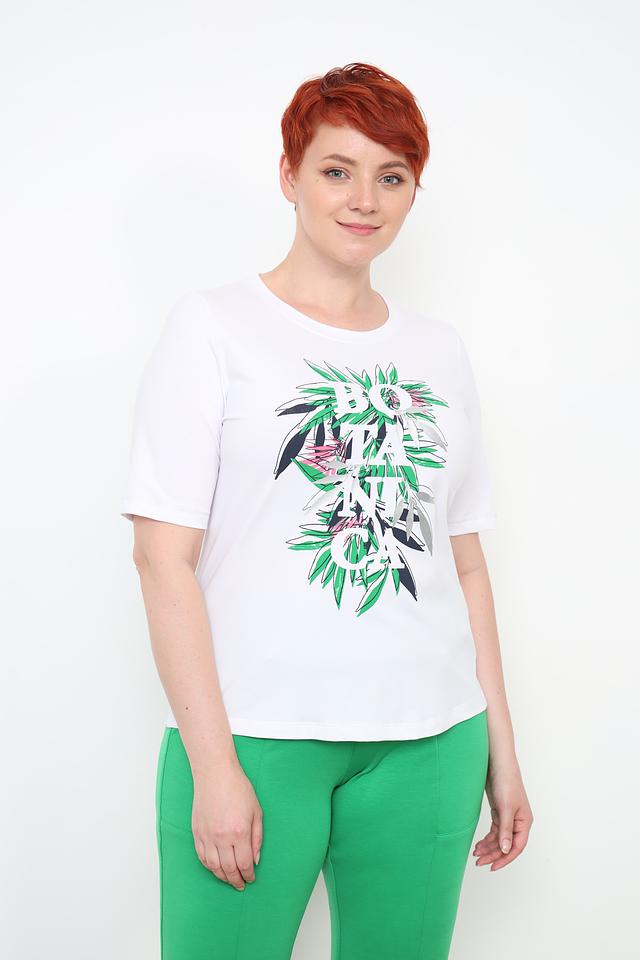 Футболка Thomas Rabe с принтом белая