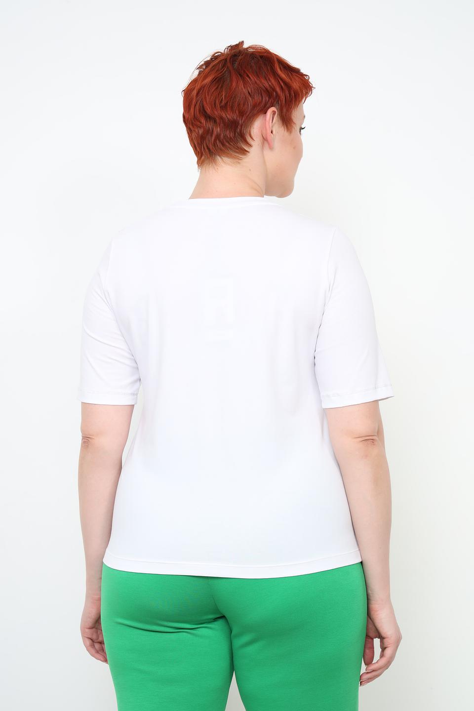 Футболка Thomas Rabe с принтом белая