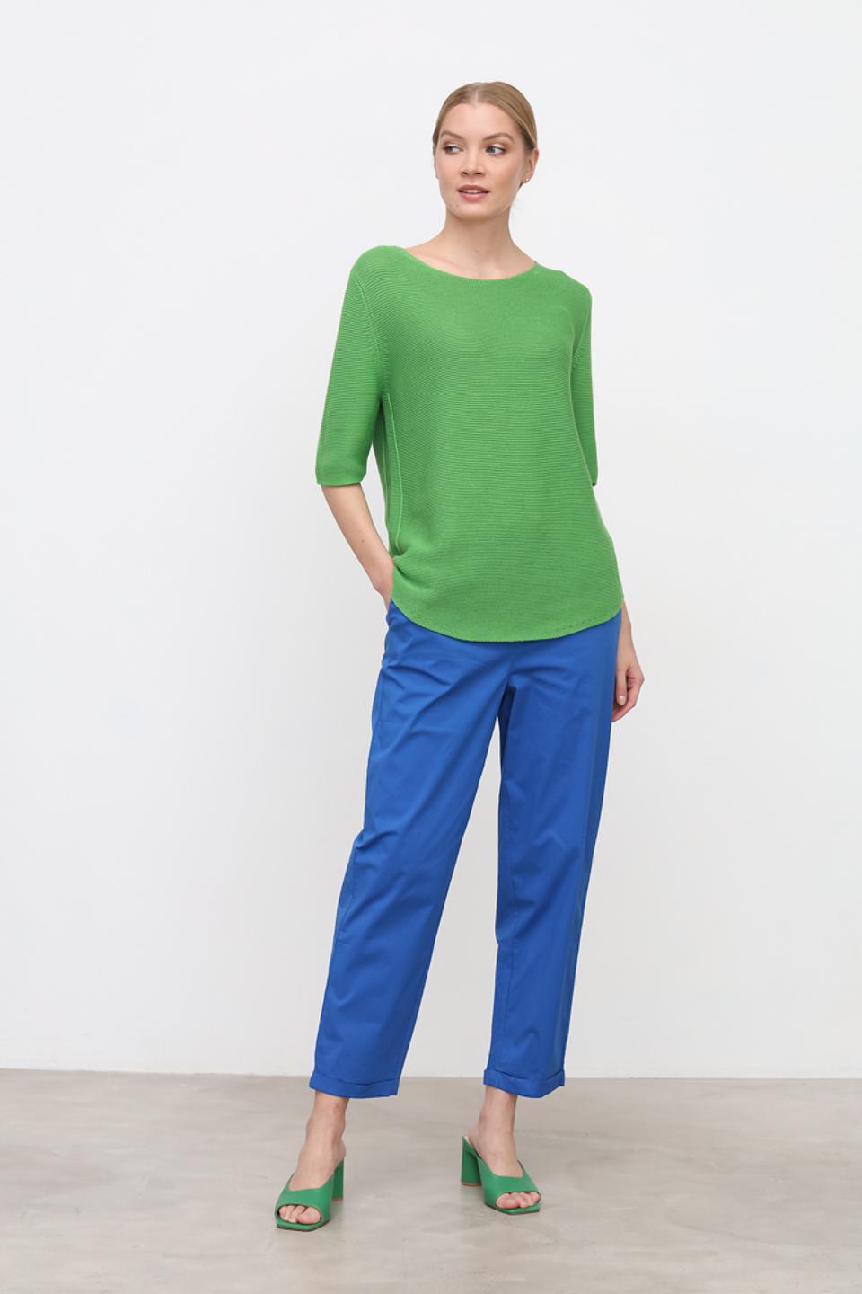 Брюки кюлоты Oui синие