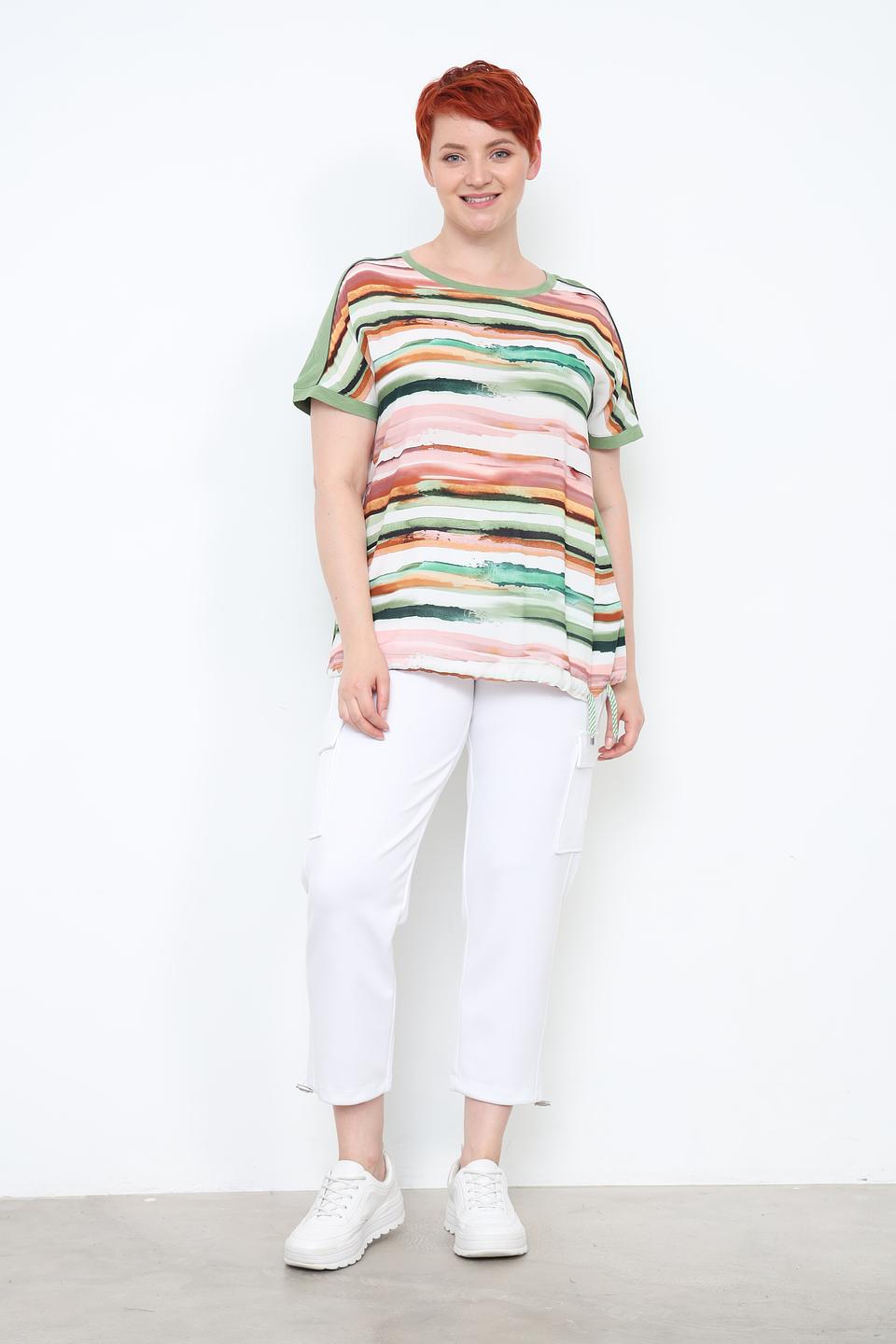 Блуза Frapp с абстрактным принтом