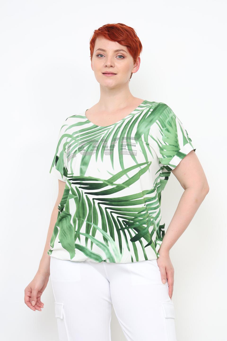 Футболка Frapp с тропическим принтом