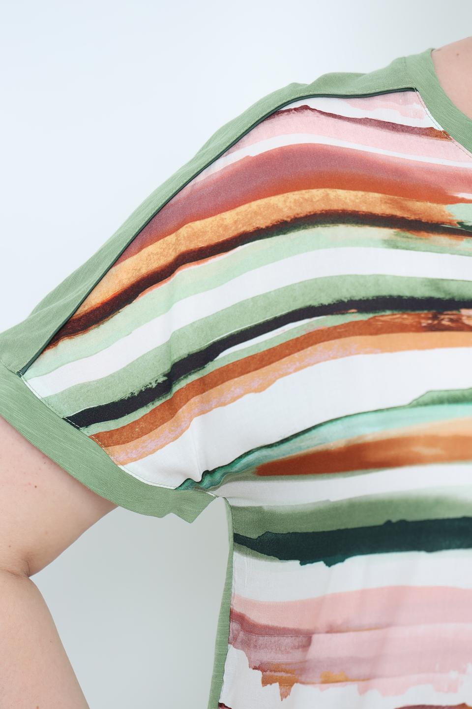 Блуза Frapp с абстрактным принтом