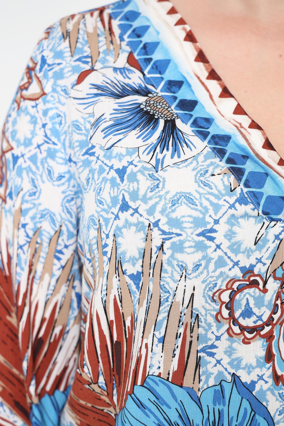 Блуза Via Appia с цветочным принтом