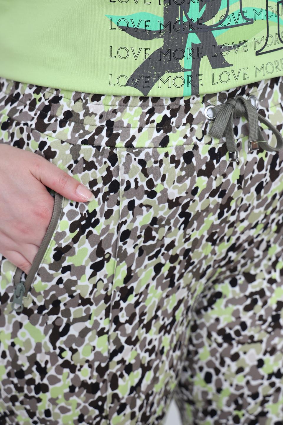 Брюки трикотажные Rabe collection в принт