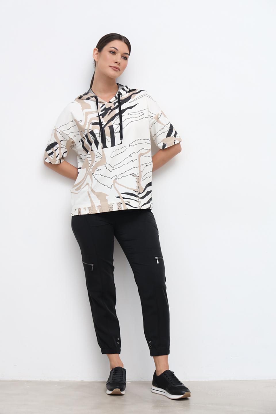 Брюки Monari чёрные с карманами