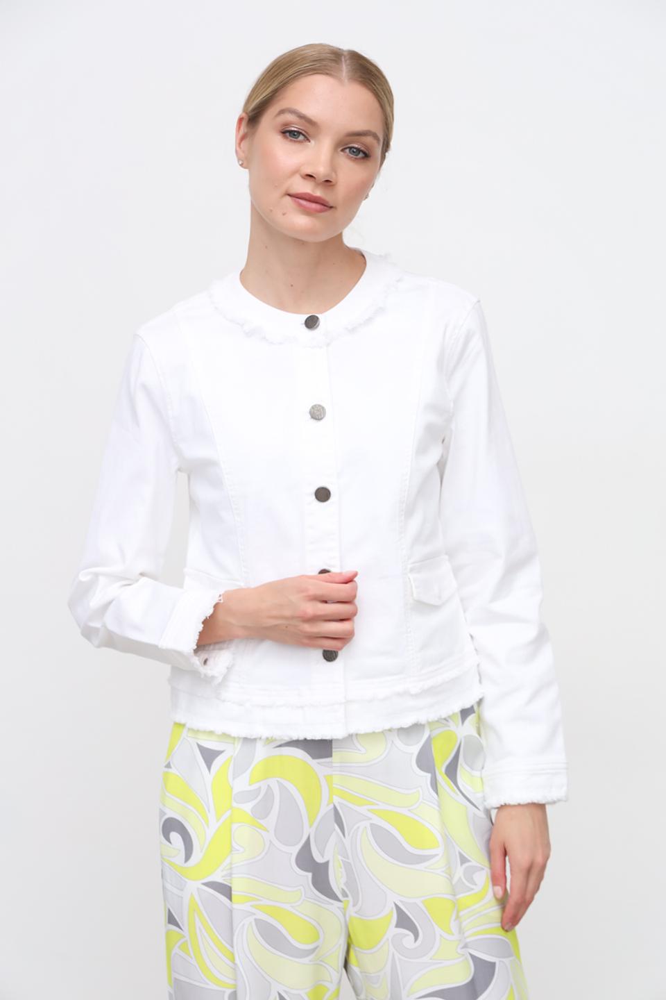 Жакет Lecomte приталенный белый