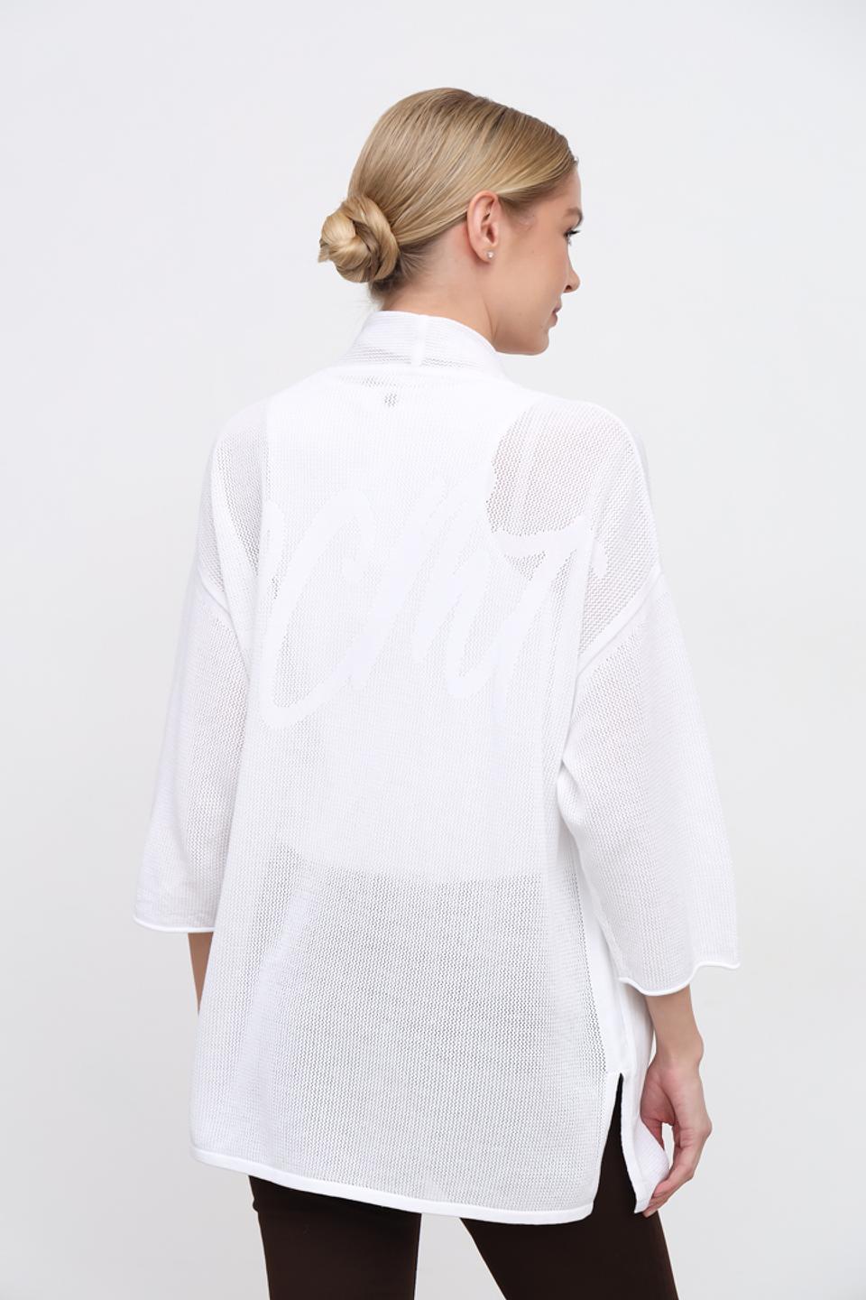 Жакет Lecomte белый ажурный