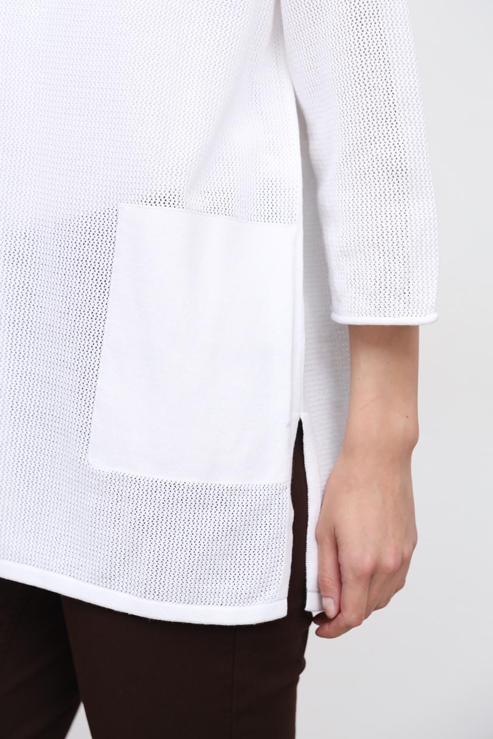 Жакет Lecomte белый ажурный