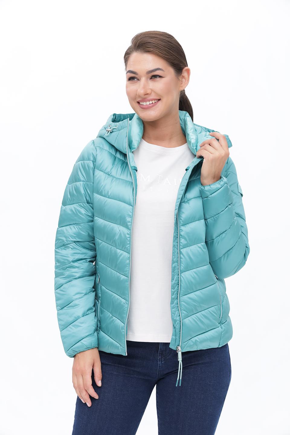 Куртка Tom Tailor стеганая мятная