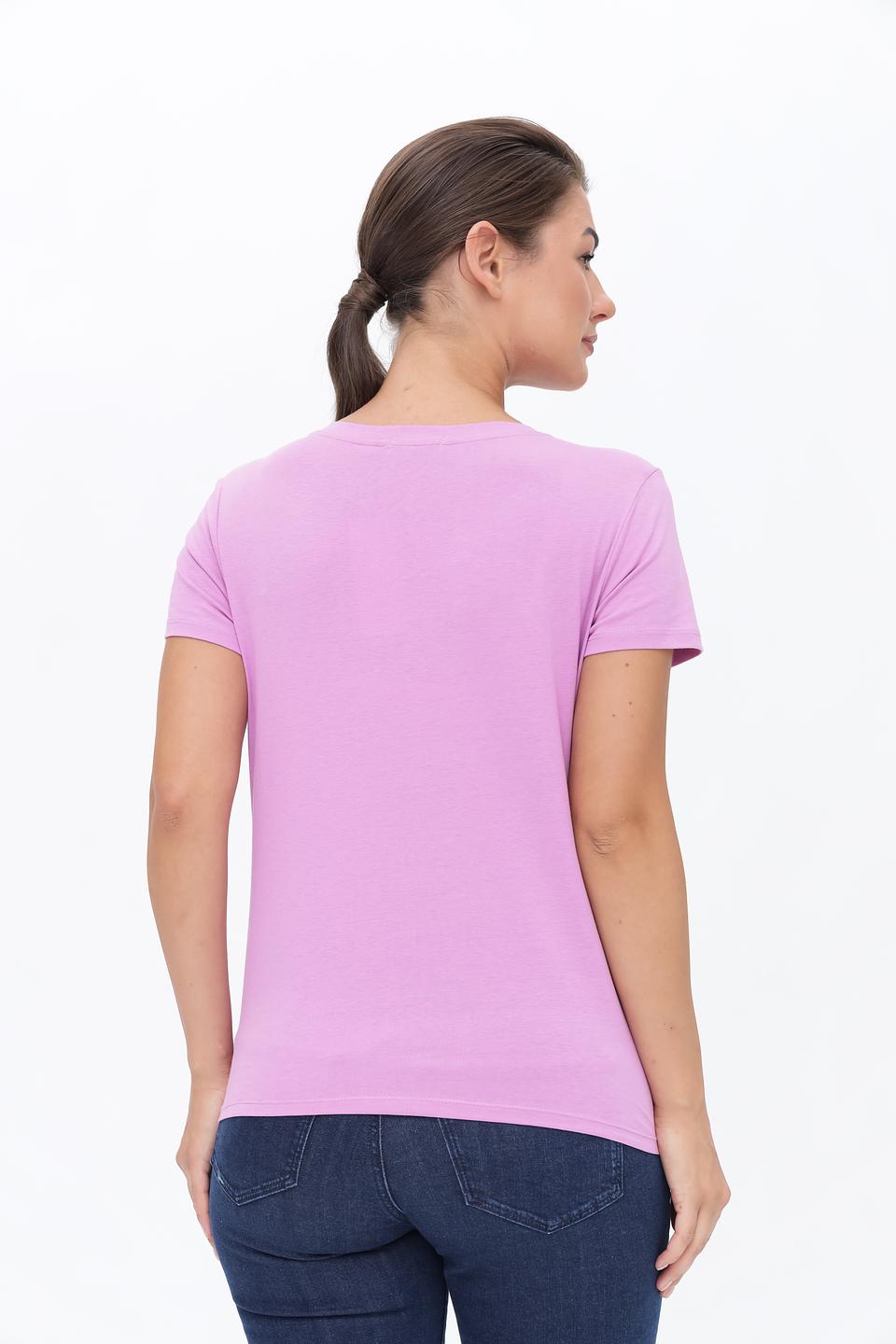 Футболка Tom Tailor denim лавандовая