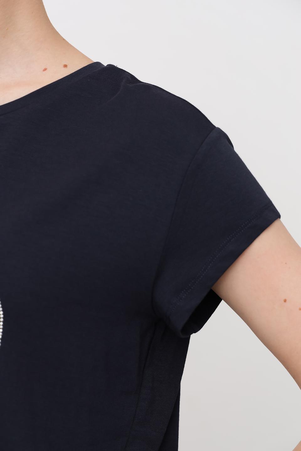 Футболка More and More с декором "Love You"