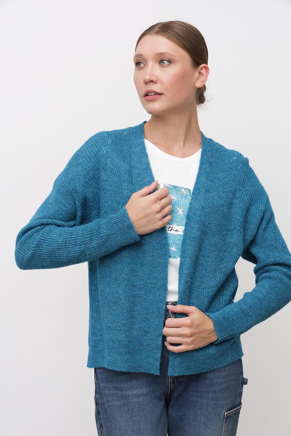 Кардиган MORE and MORE бирюзовый