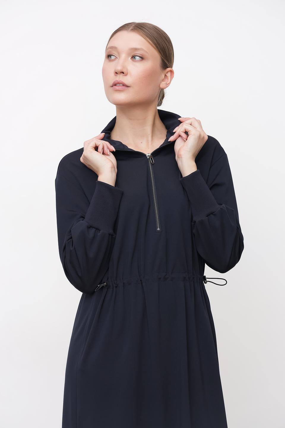 Платье Tuzzi с молнией темно-синее