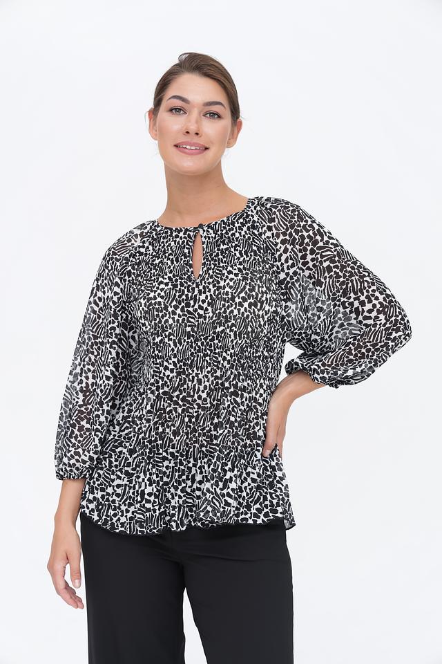 Блуза Taifun с леопардовым принтом